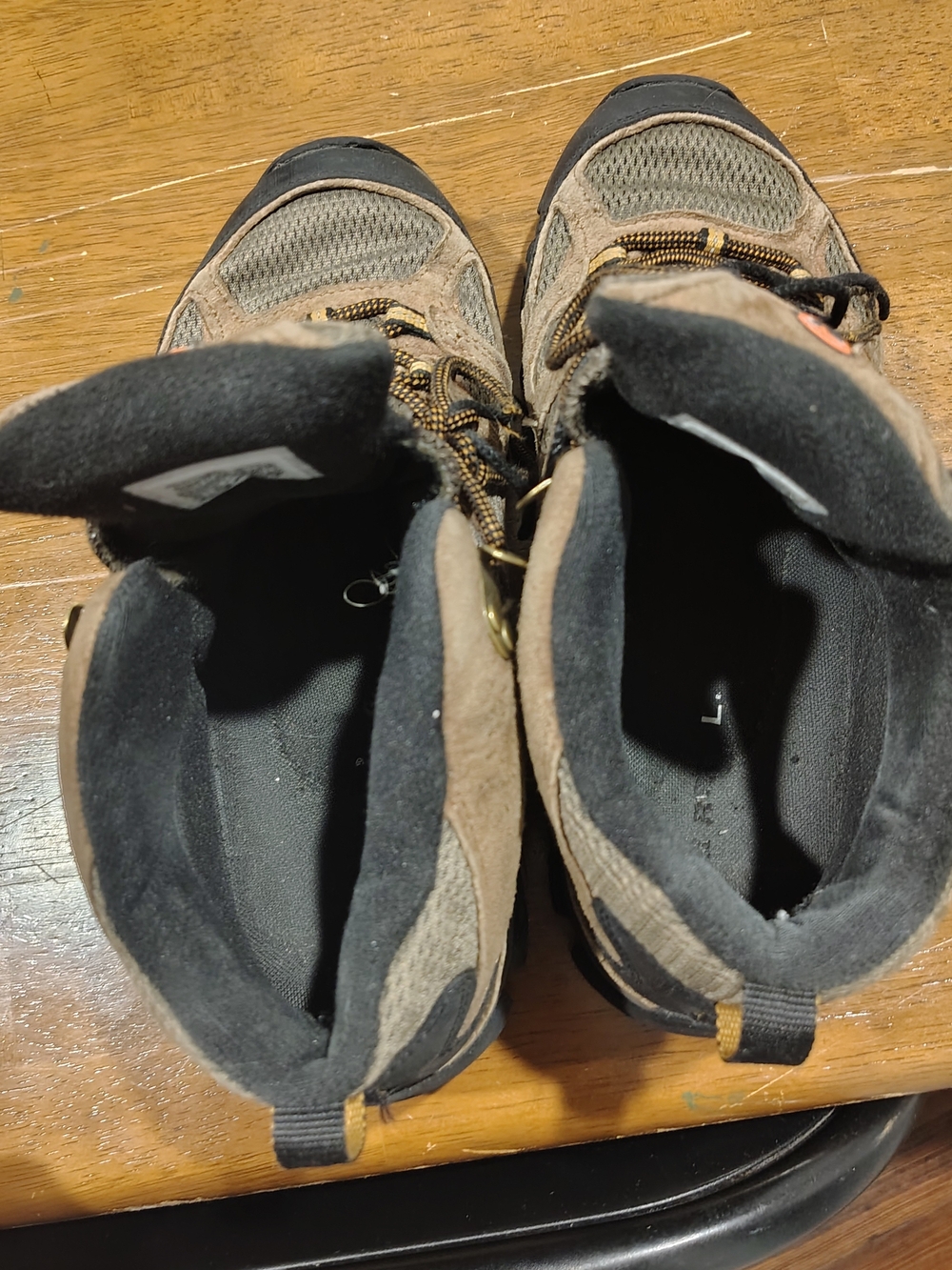 Merrell Brown and Black Hiking Boots - Picture 3 of 5